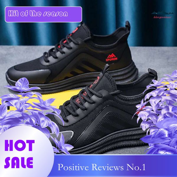 Ddmyoutdoor China Domestic Summer New Mesh Flying Woven Men S Breathable Sports Shoes Fashion Trend All Match Non Slip Comfort