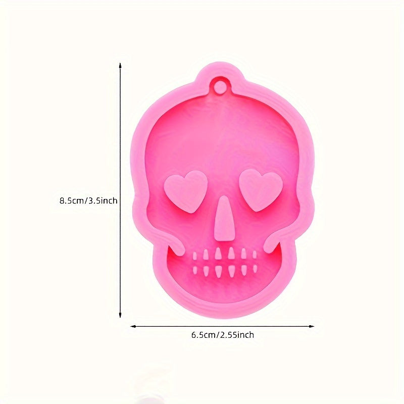 TEMU 1pc Cartoon Silicone Mold For Diy Resin Crafts, Jewelry Earring Pendant, Handmade Gift, Keychain Crafting - Durable Silicone Material