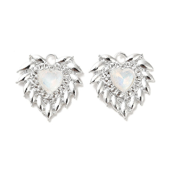 Pendentifs en alliage de placage de rack strass