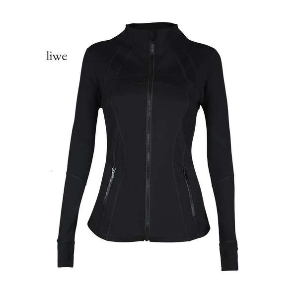 Mens Lululeamon Jacket Sports Sports Workout Sports Gym Casat Luluity Lemonly Jacket Rick Dry Top Solid Zip Up Sorthirt Sport Wear Luluity L