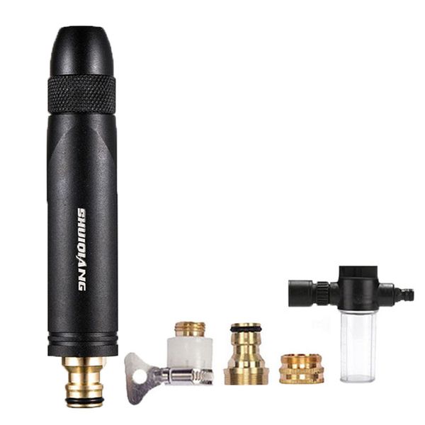 Adjustable Metal Garden Spray Gun High Pressure Car Wash Strong Water Gun Sprinkler Hose Nozzle Lawn Watering Tool Watergun