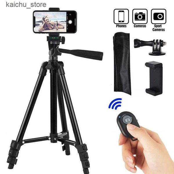 Cell Phone Mounts Holders For Mobile Tripod Camera Portable SLR Bluetooth-compatible Desktop Cam Stand Monopod Smartphone Selfie J241217
