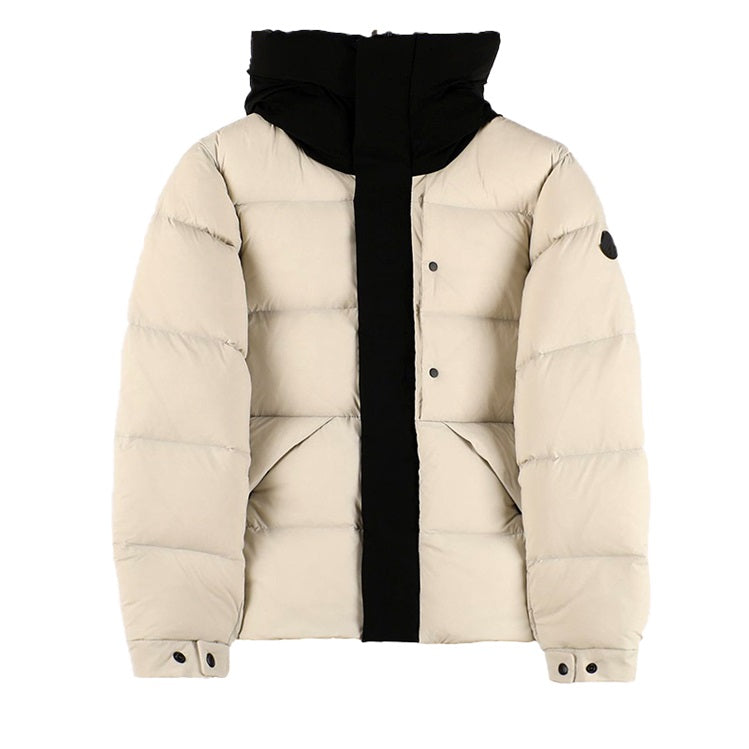 TOPSTONEY 2023 Men&#039;s Darth Vader Hooded Down Fluffy Jacket Couple&#039;s Short Trend White Duck Down Thickened Slim High-grade Heated Clothing