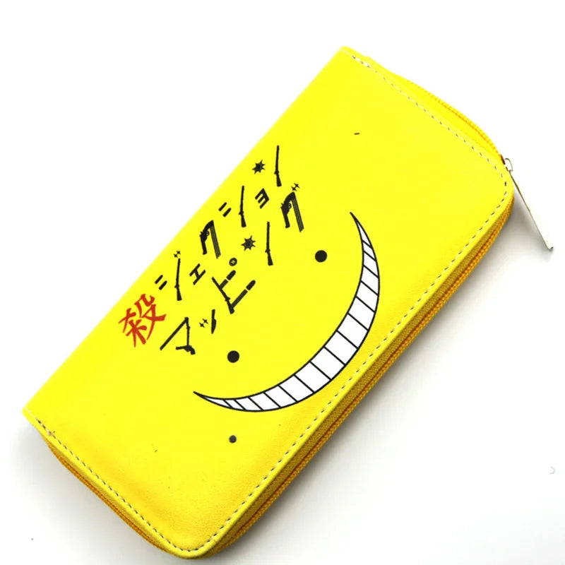 Anime Assassination Classroom Korosensei Long Women Wallets Men Card Holders Purse