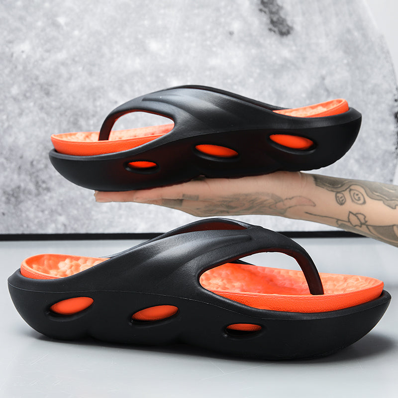 High Quality Men Women Indoor Outdoor Slippers Flip Flops Slides Beach Sandals Men Thick Soft Sole Home Slippers Casual Shoes