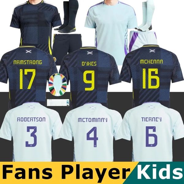 24 25 ScotLanD Shirts 150th McGINN Soccer Jerseys blue Special edition TIERNEY DYKES ADAMS football Kits 2024 2025 ROBERTSON CHRISTIE McGREG