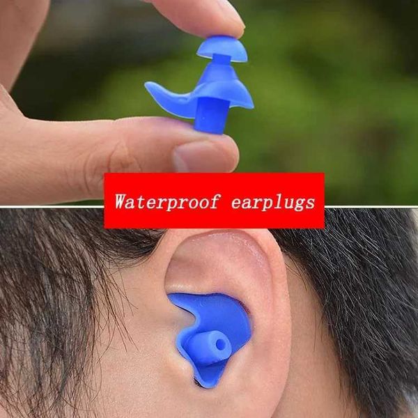 Soft Earplugs Silicone Waterproof Earplug Dust-Proof Ear Environmental Sport Plugs Diving Water Sports Swimming Pool AccessoriesT250117