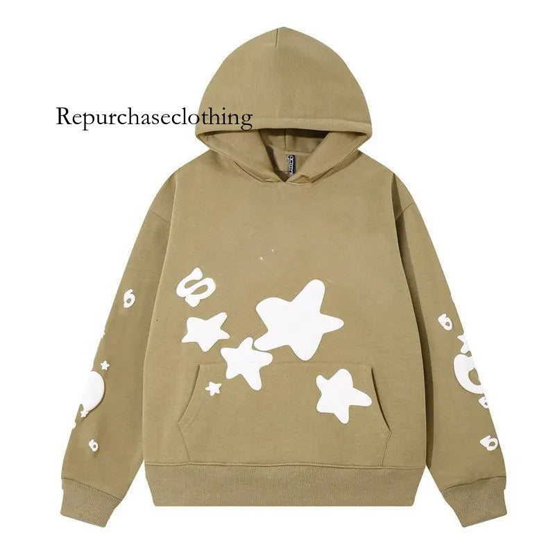 Spider Hoodie Cobweb 55555 Sweatshirt Young Thugs Hoody Y2k Graphic Spyder Hoodies Gothic Tracksuit Tech Fleece Cardigan Designer Rhinestone Crew Ne