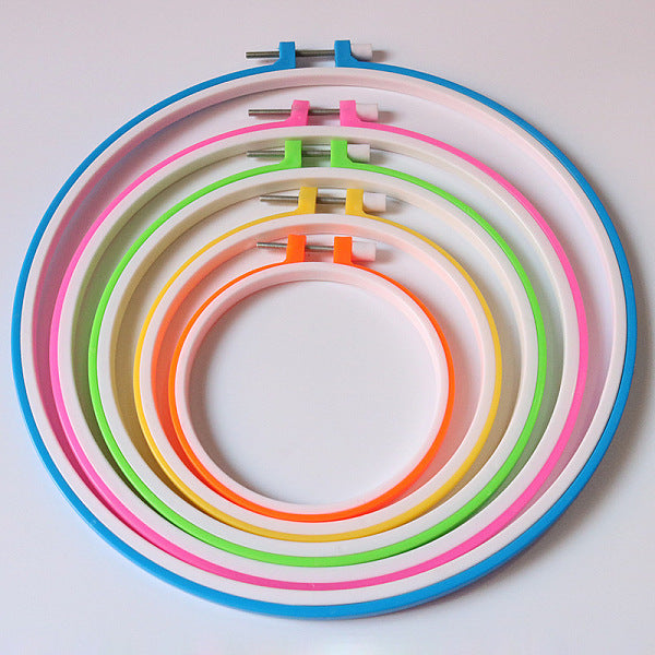 Plastic Cross Stitch Embroidery Hoops