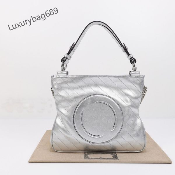 10A Blondie 751518 Small Tote Bags Designer Bags Women Luxury Chain Shoulder Bags Fashion Handbag Silver-Toned Hardware