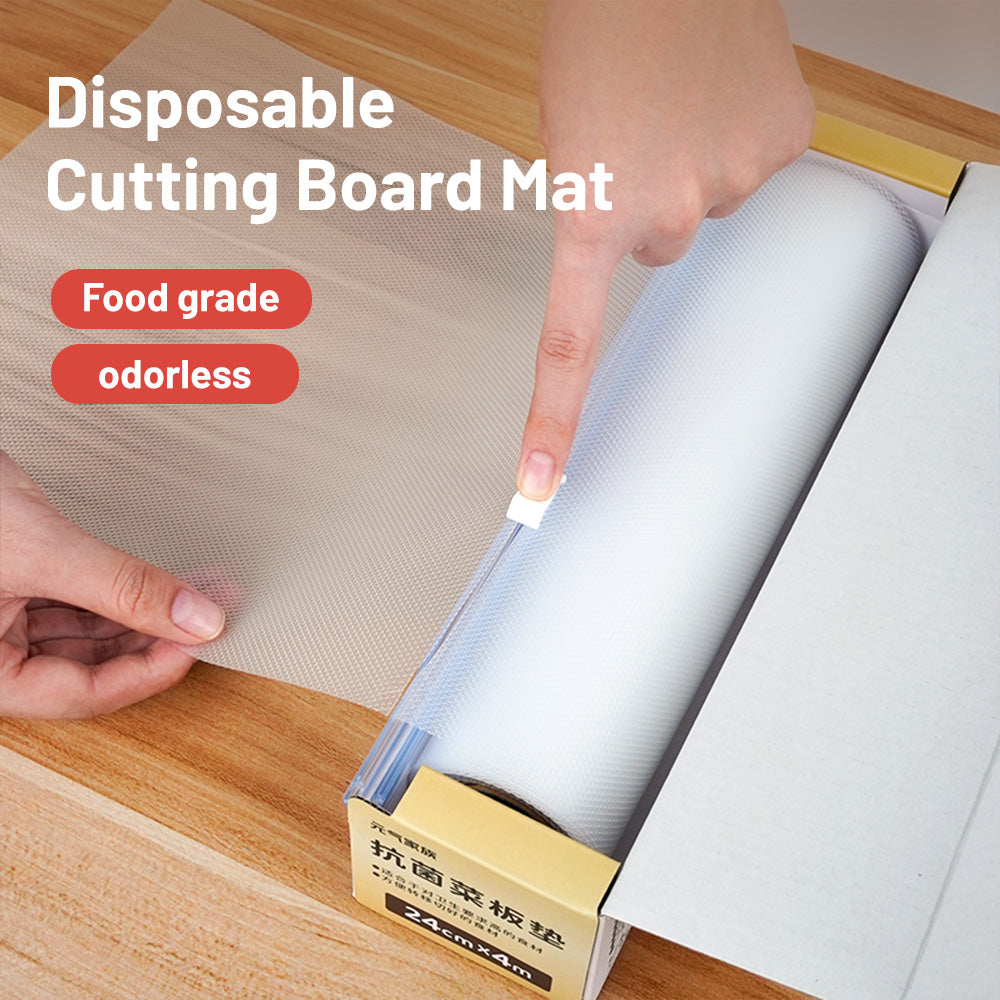 Disposable Free Cutting Kitchen Board Mat Antibacterial Supplementary Food Fruit Vegetable Cutting Board Adhesive Plate Mat