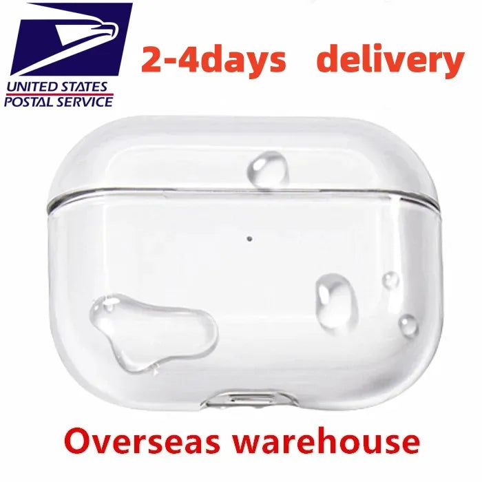 USA Stock For Apple AirPods 4 AirPods pro 2 3rd Headphone Accessories Silicone Protective Headphone Cover Headphone Silicone Case