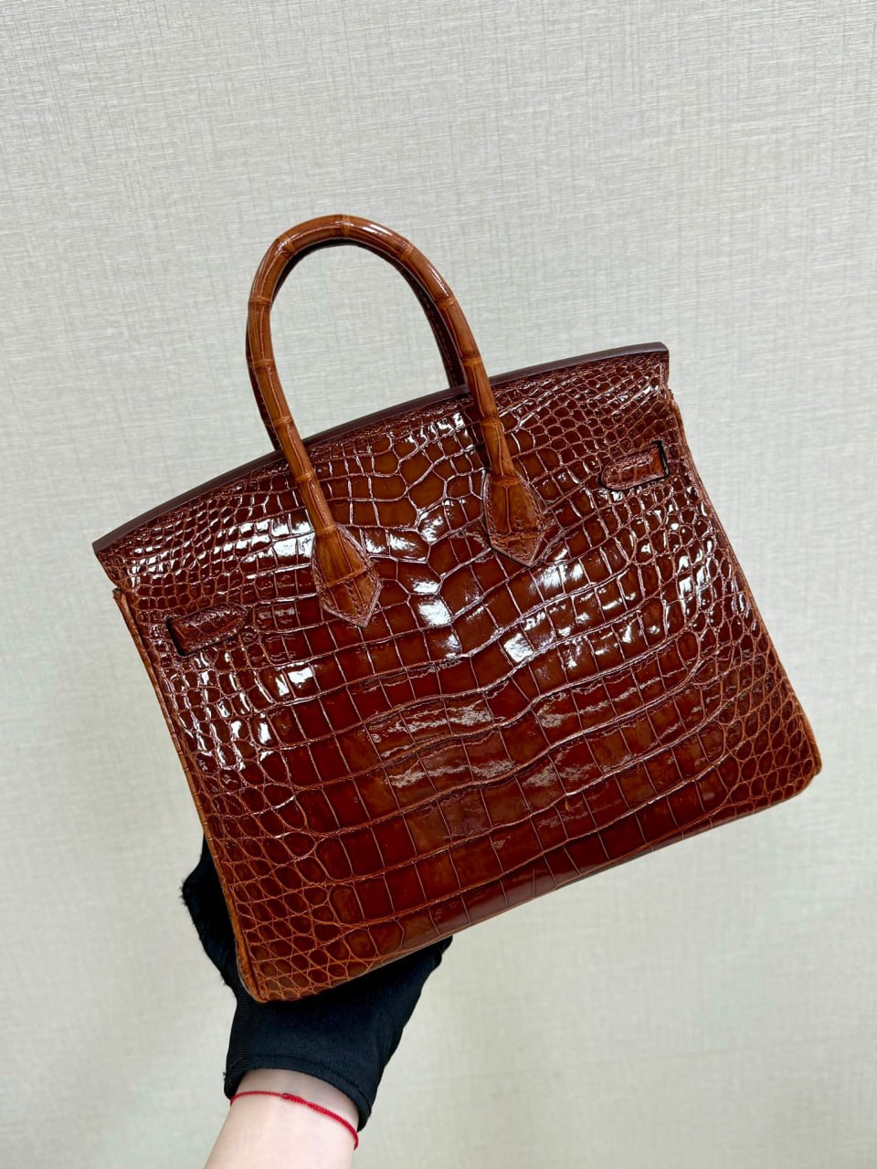25420-1 Mirror quality master quality designer bag special leather grain handbag with signature hardware details, master quality (hidden link)