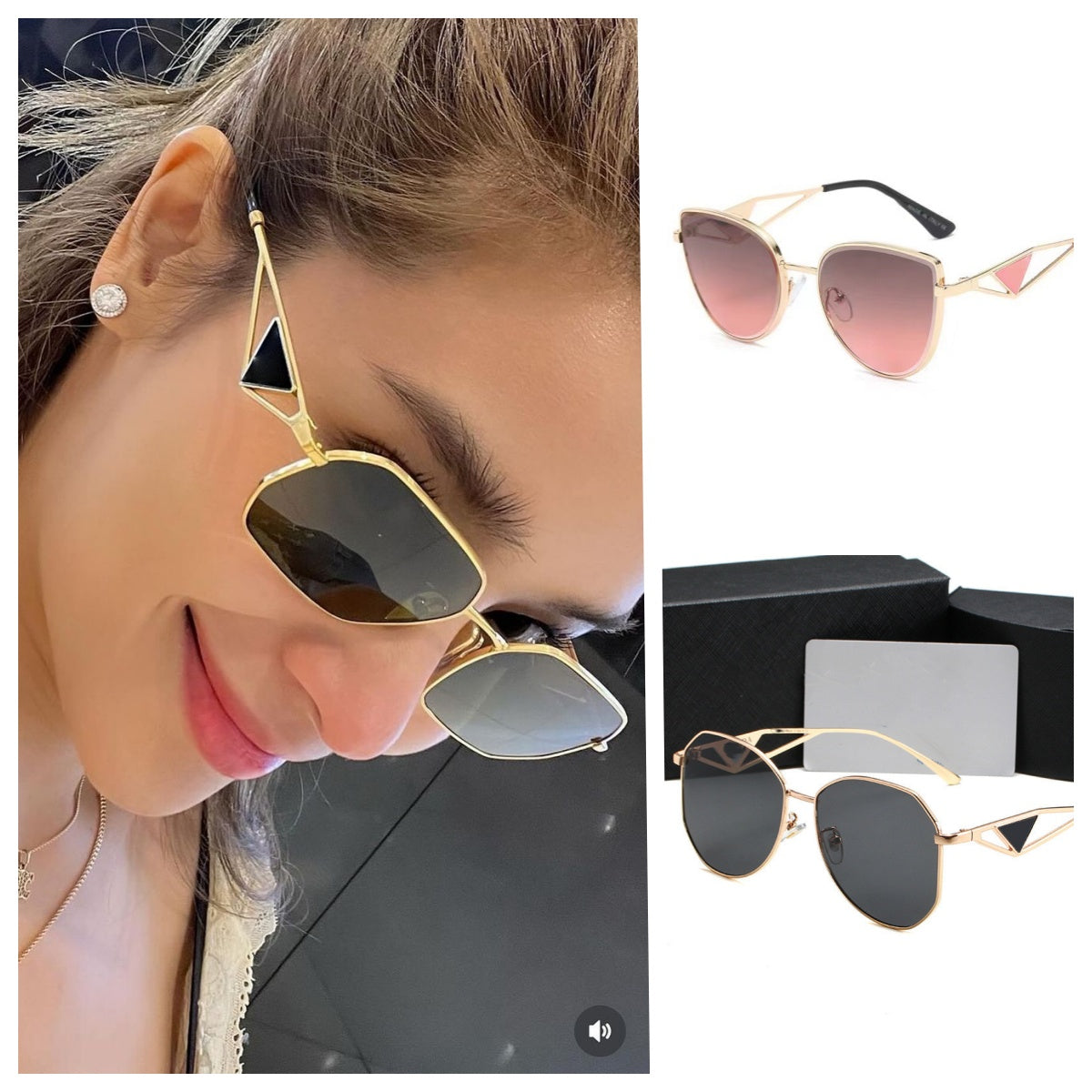 womens designer sunglasses glasses for womens sunglasses mens sun glasses fashion Wide front frame with unique hollowed out mirror legs sunshade gla