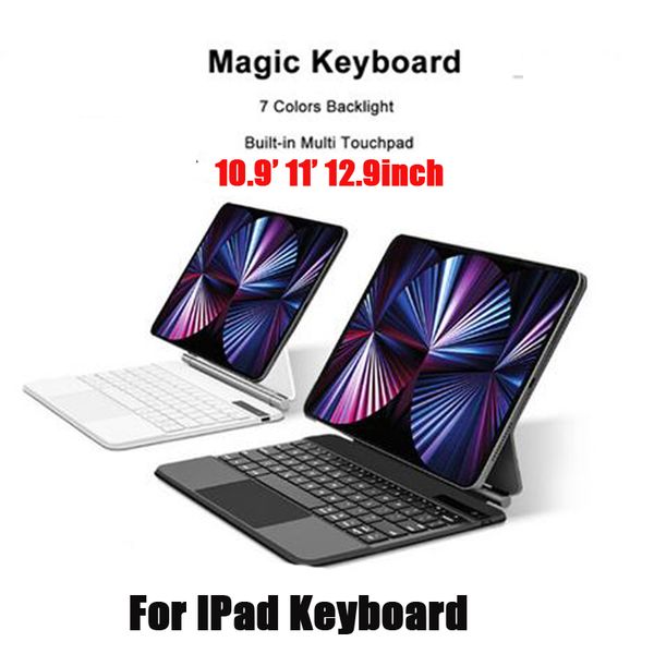 Magic Keyboard Cases For iPad Pro 11&quot; 10.9 &quot; 12.9 13 inch iPad Air 4 5 6 With Smart Touchpad Backlights Leather Smart Bluetoorh Co