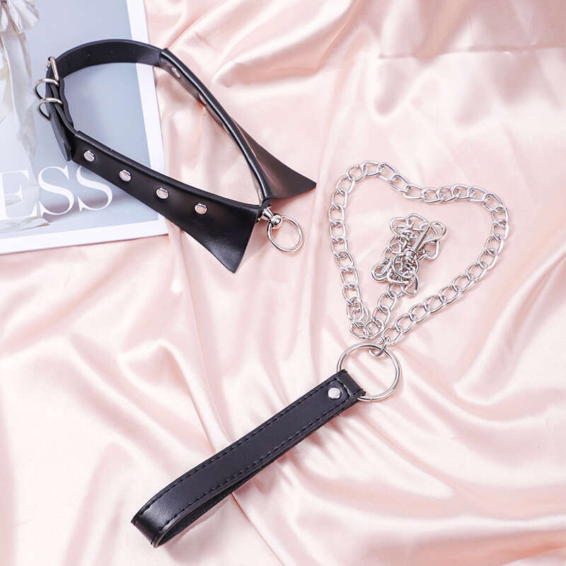Cross border hot selling SM props collar, fun collar, creative multi nail tuning, traction neck cover, alternative adult products