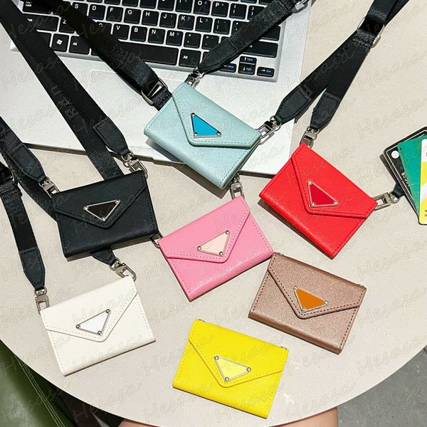 Luxury Wallet Shoulder Strap Cell Phone DIY Accessories Short Retro Coin Change Portable Storage Bag Girls Ladies Elegant Mini Card Holders