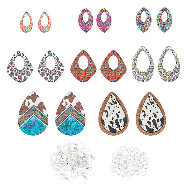 Kit de fabrication de boucles d'oreilles longues pendantes à faire soi-même