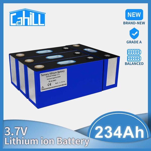 NCM Lithium Battery 3.7V 200Ah 234AH 3-7-10-13PCS Grade A New Prismatic High Capacity for Scooter Electric Boat Forklift EV RV