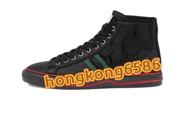 Dclassic boot high top esigner Mens Womens Canvas Embroidery Dress Shoes Platform Casual Leather Glossed Leather Embroidered Black Silvery P