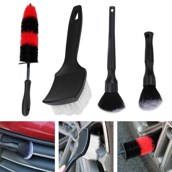 Motorcycle Care Set Detailing Brushes Towel Wash Gloves Foam Washer Bucket Hose Extension Tire Rim Cleaning Tool Car AccessoriesT250111