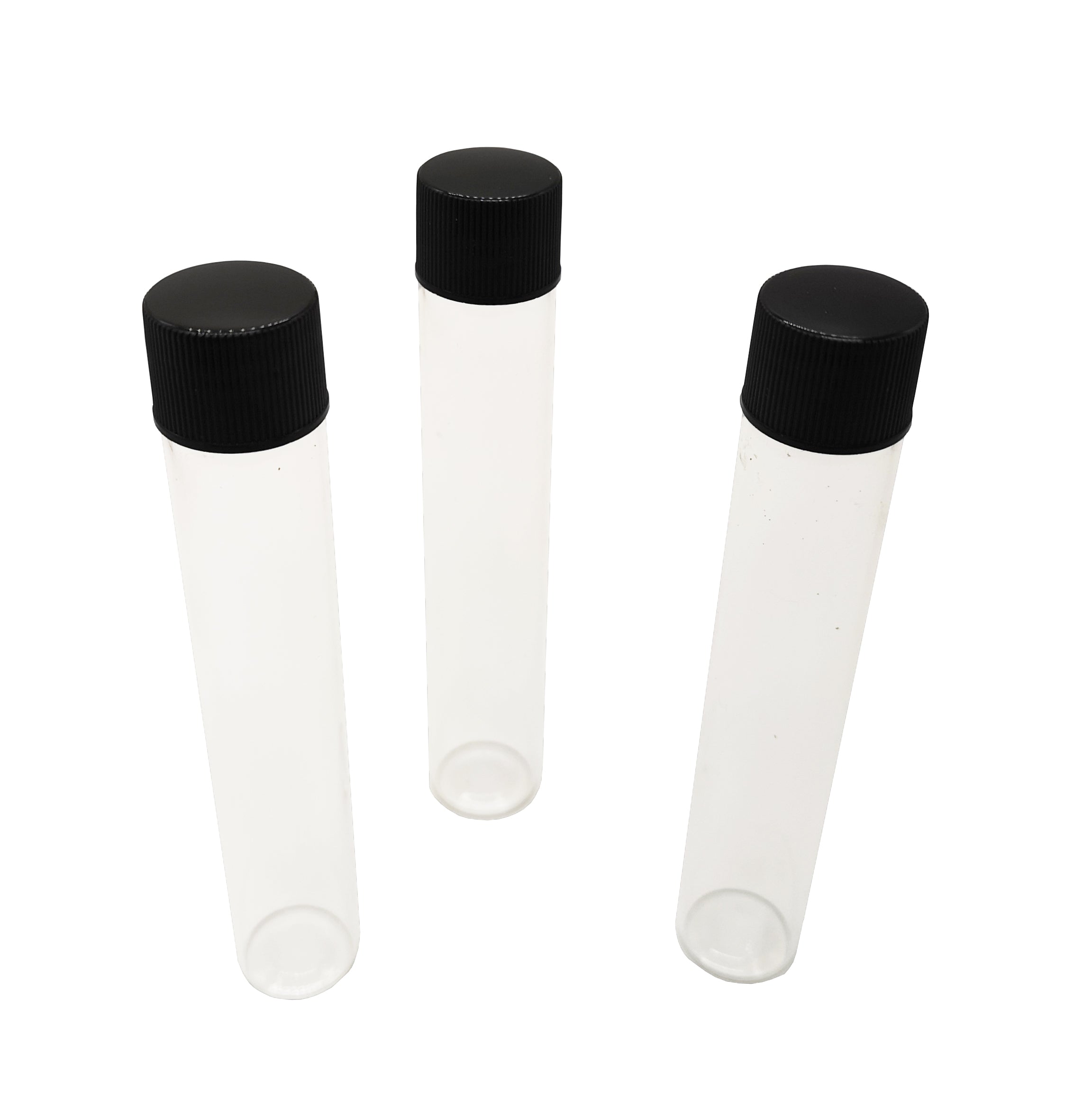 US Glass OEM Packaging Clear Glass Tubes Label Compatible Transparent Storage Bottles in Bulk Order