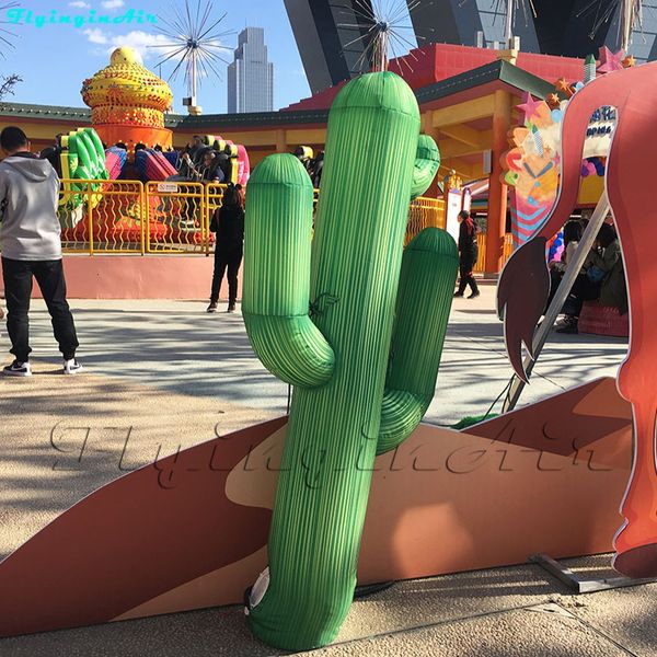 Park Street Cactuses Inflation Event Inflatable Cactus Funny Green Plants Show
