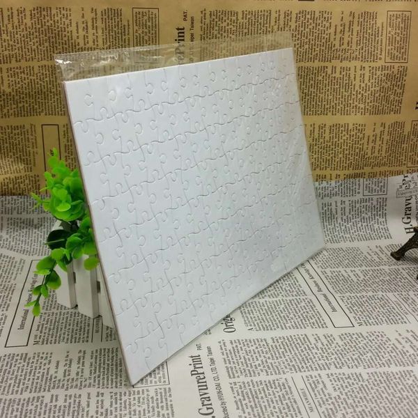 10Sets-Lot A5 Blank DIY Craft Paper jigaw Puzzle For Sublimation Ink Tranfer Products Hot Transfer Child Toys Gifts FY7451