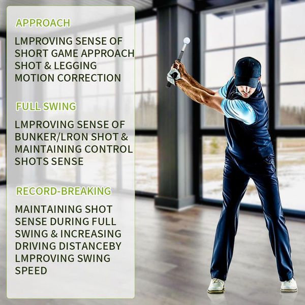 Golf Swing Trainer Telescopic Golf Grip Training Aid Golf Putter Practice Tool For Women Men Beginner For School Lawn Golf