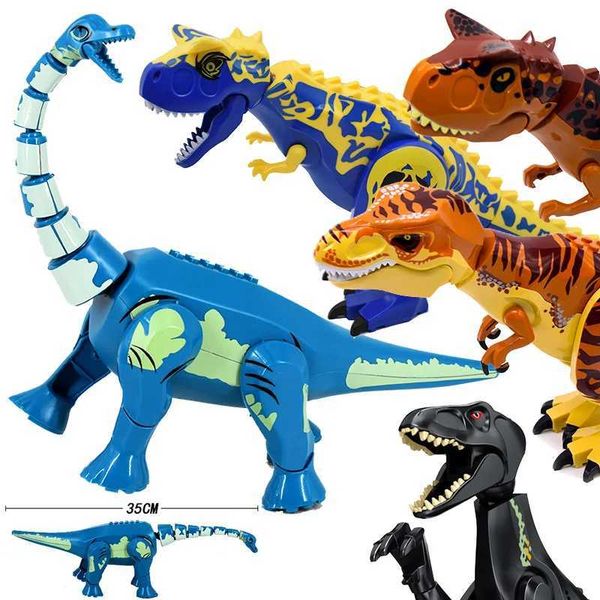 Jurassic World 2 brutal Raptor Building Blocks Dinosaur Bricks Tyrannosaurus Indominus i-Rex Assemble Dino Kids ToysC250120