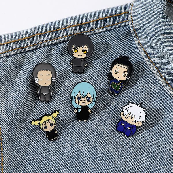 Boys Jujutsu Kaisen game characters enamel pin Cute Anime Movies Games Hard Enamel Pins Collect Metal Cartoon Brooch Backpack Hat Bag Collar
