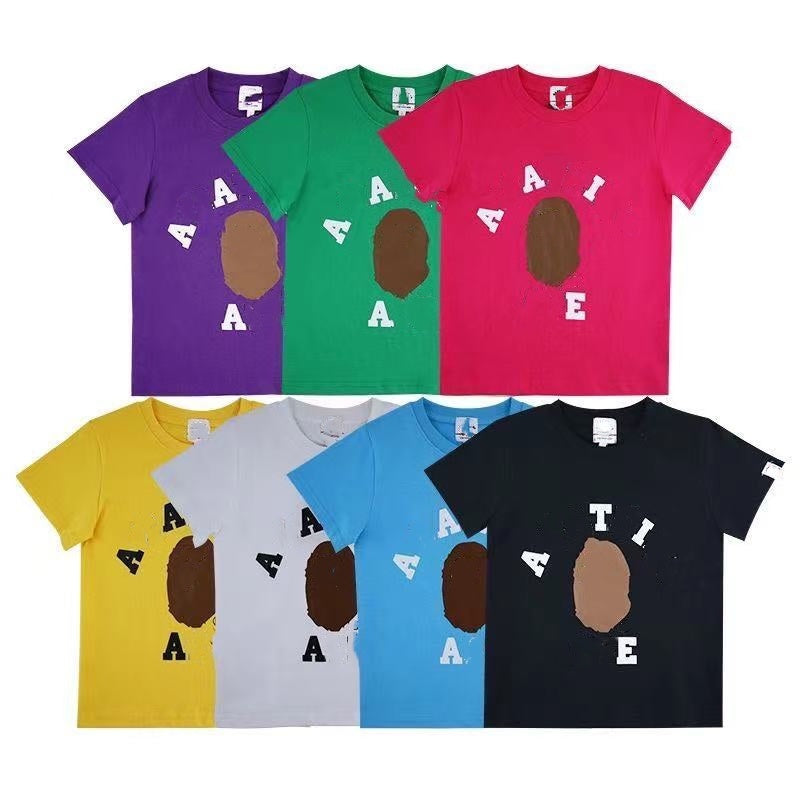 Fashopn baby T-shirts boys toddler kids designer clothes girls fashion hip hop camo street Tops casual summer kid infants t shirts youth