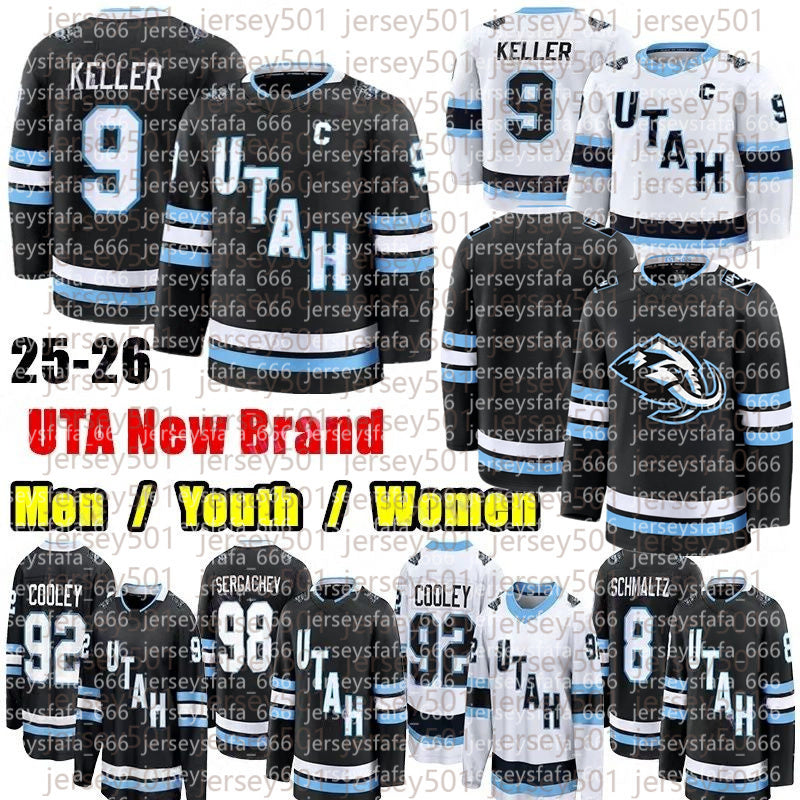 202425 Season Utahs Hockey Jersey Mammoth Clayton Keller Cooley Schmaltz Guenther Barrett Hayton Sergachev Ingram Kesselring Lawson Crouse Tij Iginl
