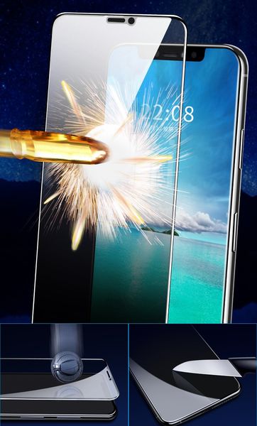 Screen Protector for iPhone 14 13 12 11 Pro Max XS XR Tempered Glass for iPhone 7 8 Plus LG stylo 6 Privacy Anti-spy Film 0.33mm with Paper