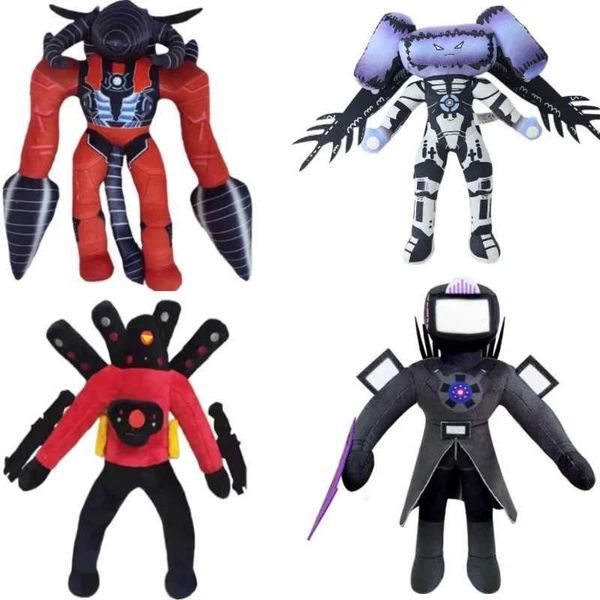 Plush Dolls Skibidi Toilet Filling Plush Doll Toy Children Fans Adult Birthday Anime Game Characters Titan TV Person Camera J241214