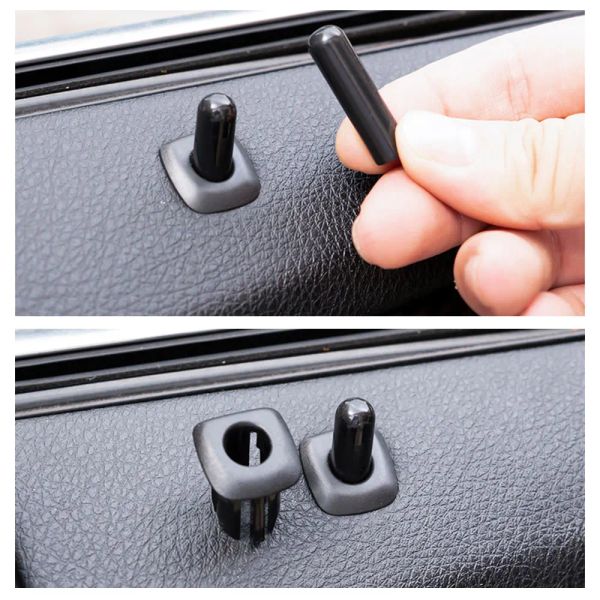 4PCS Car Rear Door Lock Pin Knob Cap for BMW 5 Series F10 F18 E39 X5 E53 520 525 523 528 530 X3 X4 F25 ABS Interior Accessories