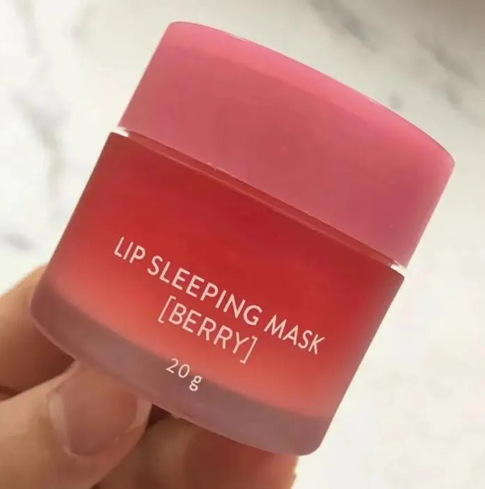 Lip care Makeup Special skin Care Lips Sleeping Mask Balm Lipstick berry grapefruit Moisturizing Care 20g Essential Lip Mask Nourishing free shippin
