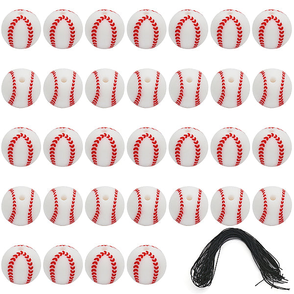 Kit de fabrication de bracelets en perles en forme de baseball