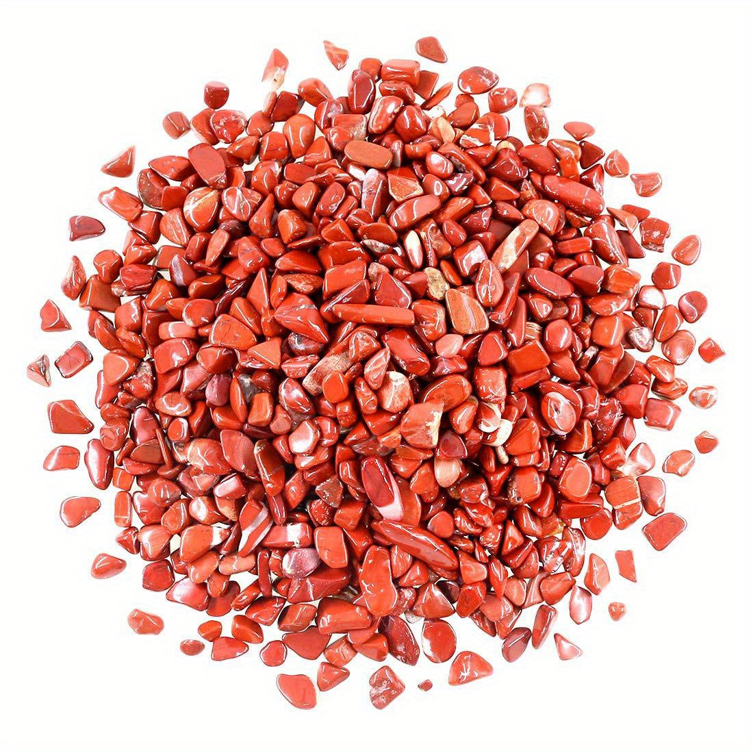 TEMU 50g-100g Jasper Chips Polished Tumbled Stones Gravel Crystals For Plants Succulent Flowerpot Vase Filler Decorative Rocks Terrarium Supplies