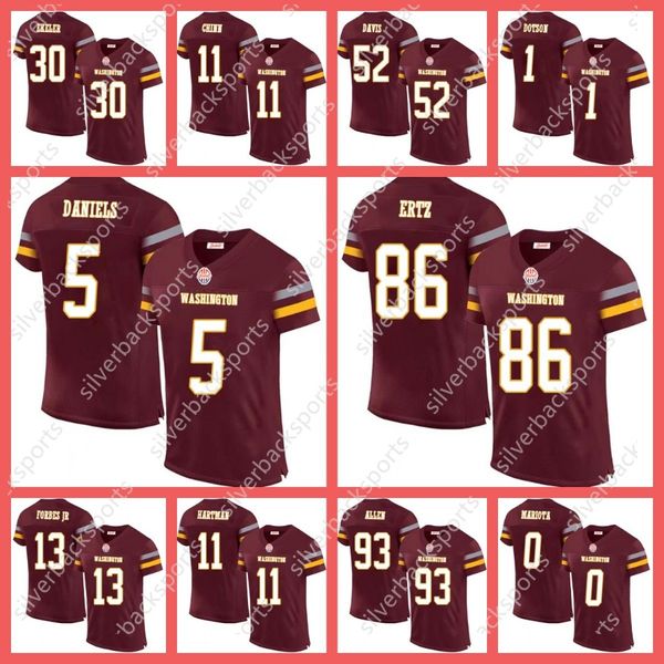 2024 Shxinet Custom Football Jersey Jayden Daniels Terry McLaurin American Football Jerseys Mens-Womens-Youth