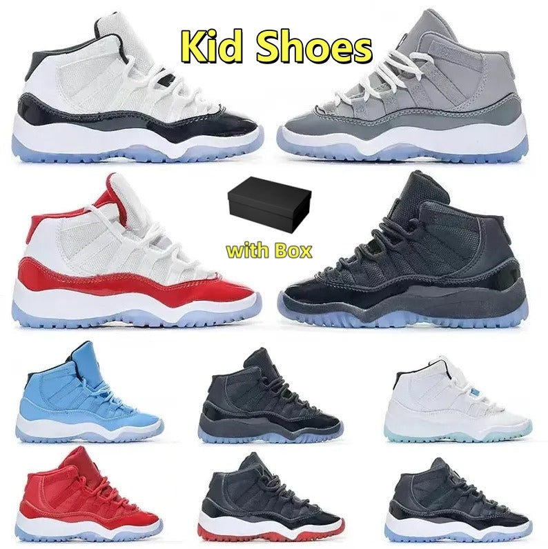 designer kid basketball shoes 11 11s Childrens infants athletic outdoor sports shoes Girls dad shoes dad shoes Casual boys shoes for middle and big