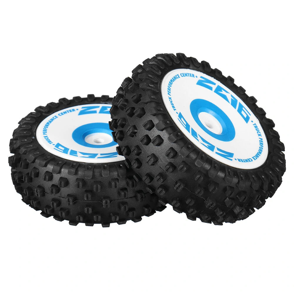 2PCS Wltoys 124017 Brushless 1-12 RC Car Spare Front-Rear Tires 2017 2018 Vehicles Model Parts