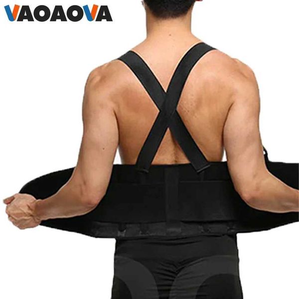 Waist Tummy Shaper 1Pcs Adjustable Waist Back Brace Support Belt for Men and Women Lumbar Shoulder Straps Fitness Weightlifting Running z241