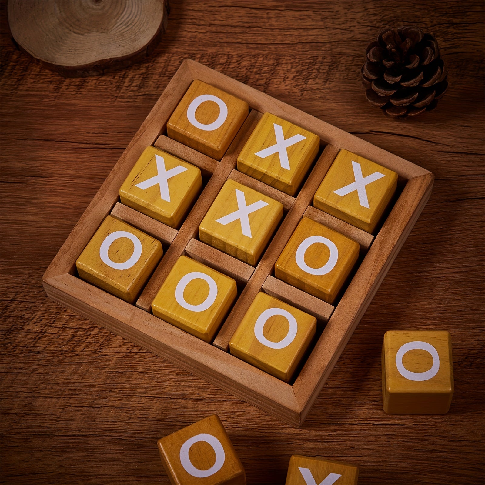 TEMU Wooden , Game, Family Board Game For , Puzzle Game Suitable For , Parents And Kids Casual Interaction, Educational Board Game To Enhance Family