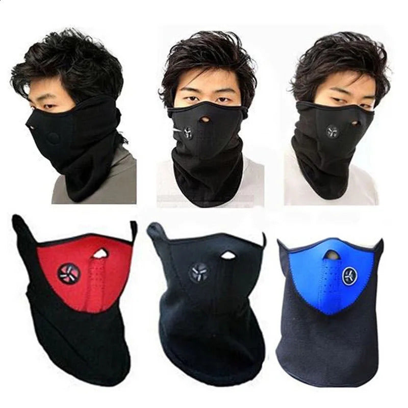 Outdoor Mask Half Covered Neck Warm Ski Snowboard Bike Motorcycle Hiking Lightweight Soft Flexible Helmets 240910