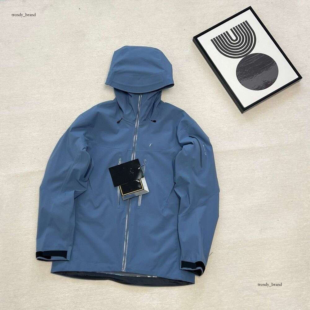 5A ARCS High Quality Men&#039;s Jackets mens hoodie designer Clothing Lightweight Waterproof Rain Jacket Hooded Outdoor Raincoat Hiking Windbreake C
