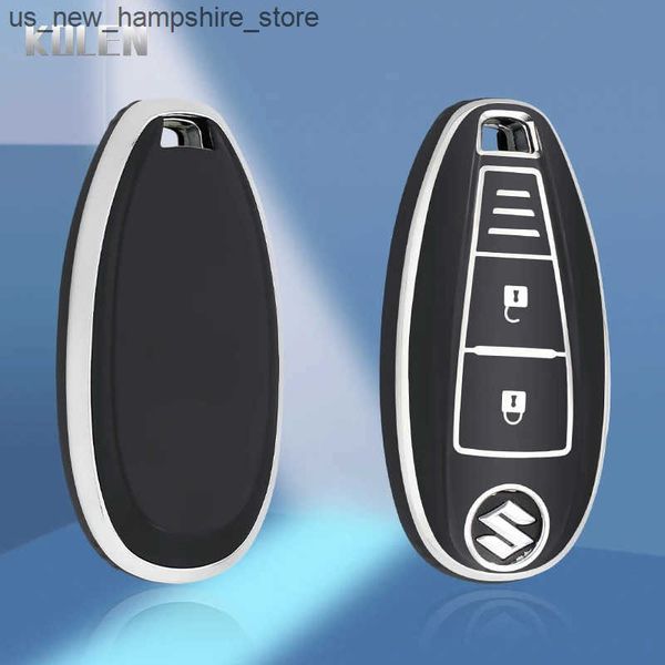 CHAVE DE CARRO NOVO TPU CARE REMOTO CAPA DE CAPA DE CASA FOB para Suzuki Vitara Swift Ignis Kizashi SX4 Baleno Ertiga Samurai S-Cross Acessó
