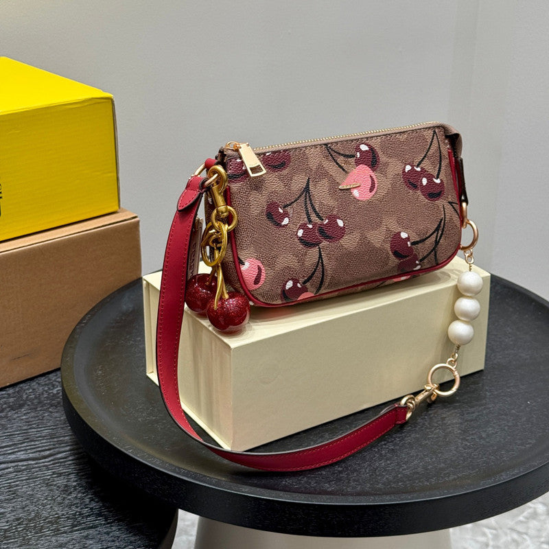 Cherry bag Teri Nolita shoulder Bag Swinger Women Strawberry designer handBag fashion bag Purse leather Bags Hight Quality Zipper Bags Tote Bags Dis