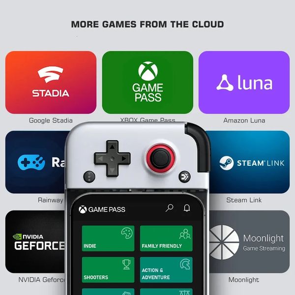 X2 Gamesir Mobile Phone Gamepad Controller Joystick For Cloud Gaming Xbox Game Pass STADIA Xcloud Geforce Now Luna Rainway 231220 S