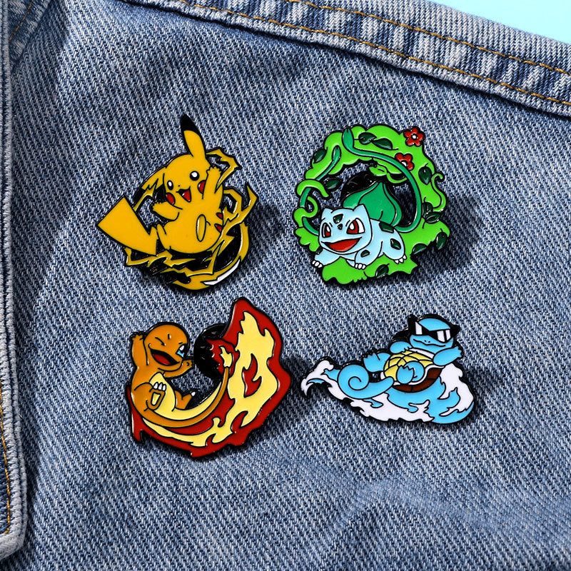 childhood game yellow elf enamel pin Cute Anime Movies Games Hard Enamel Pins Collect Metal Cartoon Brooch Backpack Hat Bag Collar Lapel Badges